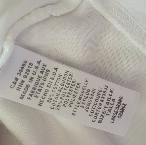 Vintage White Terry Cloth Short Sleeve Hooded Zip Up - Picture 6 of 7